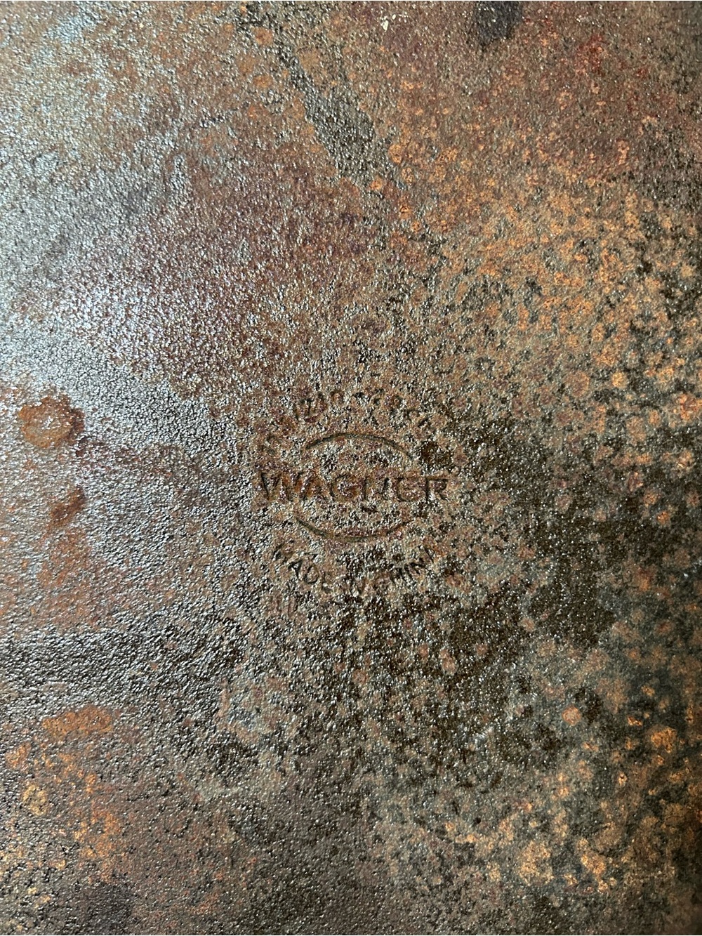 Wagner 11.5 Cast Iron Ribbed Grill Skillet - Picture 5 of 5